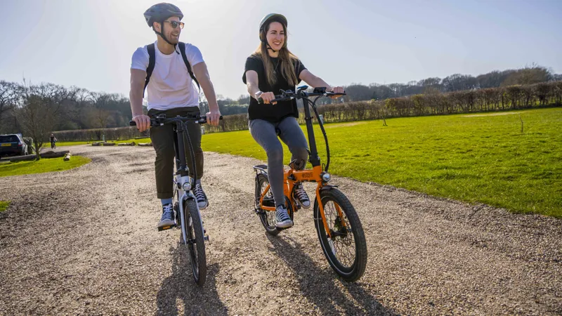 estarli e20 Electric Folding Bike Orange-1